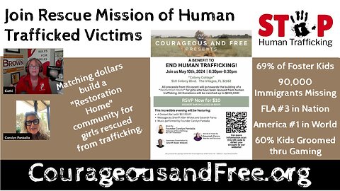Join Rescue Mission of Human Trafficked Victims