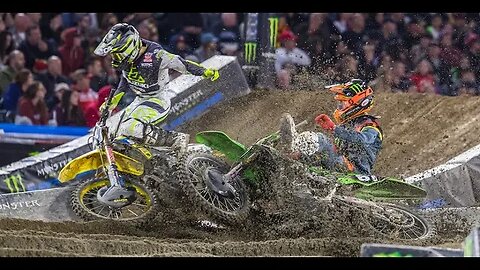 || BEST CRASHES AND FIGHTS SUPERCROSS AND OUTDOORS 2022 ||