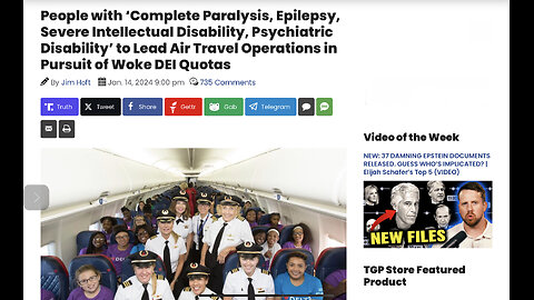People with …‘Complete-Severe-Disabilities’ to Lead Air Travel Opers in Pursuit of Woke DEI Quotas