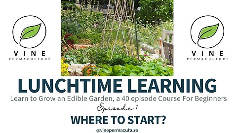 Edible Gardening Basics - Lunchtime Learning Episode 1