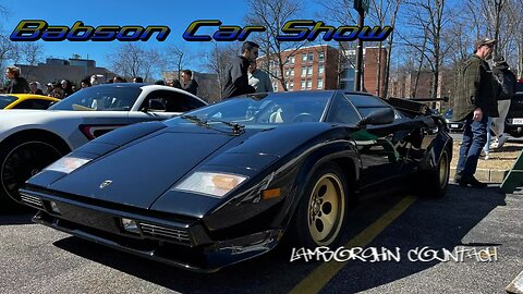 Lamborghini Countach Comes Out!!! - Babson Car Show 2023