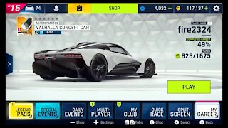 Aston Martin Valhalla Concept Car Trial Series Races & Special Event | Asphalt 9: Legends for Ninten