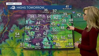 Winds move out, cooler air moves in