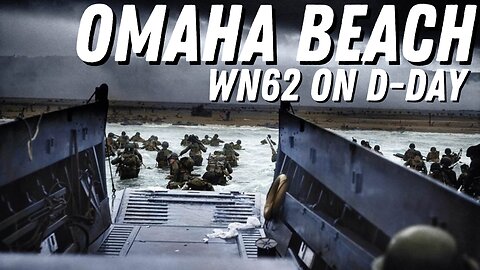 Omaha Beach on D-Day