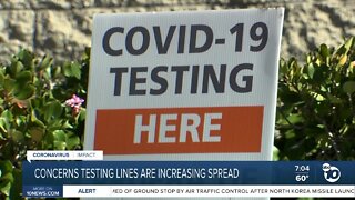 Concerns testing lines are increasing spread