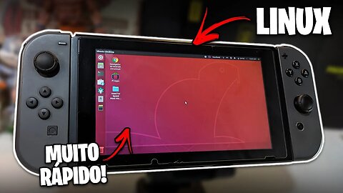 Eu instalei LINUX no meu NINTENDO SWTICH e rodei JOGOS! | Switch Ubuntu