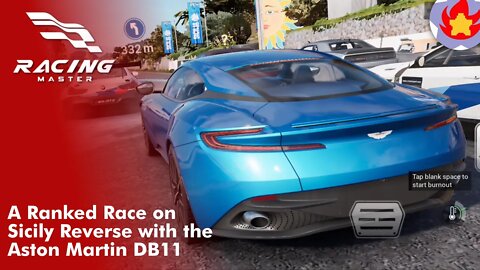 A Ranked Race on Sicily Reverse with the Aston Martin DB11 | Racing Master
