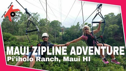 55 MPH MAUI RAINFOREST ZIPLINE #packyourbag #kovaction #speed