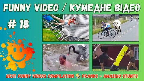 Best Funny Videos Compilation 🤣 Pranks - Amazing Stunts 😁 #18