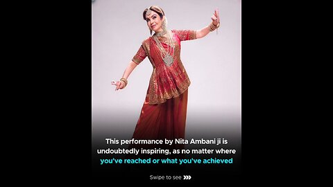 Nita Ambani ji Performing Indian Dance Style on Anant Ambani's Pre wedding Shoot