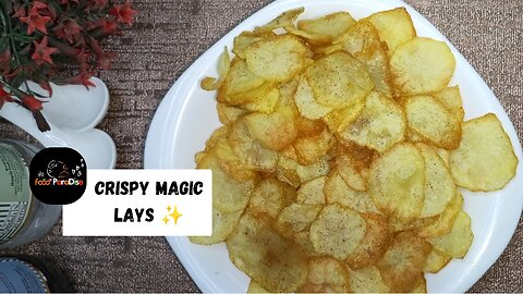 Crispy Magic lays: Ultimate Homemade Potato lays Recipe!
