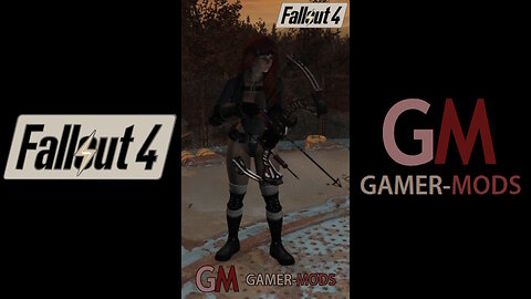 Fallout 4 - Gamer Mods RU - Black Widow Costume - MSR Sniper Rifle -Cammy Oufit - L String Bow