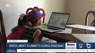 School enrollment plummets during pandemic