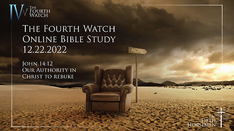 Bible Study - John 14:12 - Don't limit your potential in Christ - Rebuke everything, including Satan