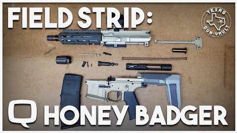Field Strip: Q Honey Badger (300 Blackout Pistol)