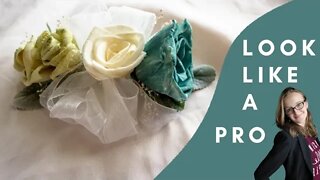 Make A Corsage Like A Professional | Sola Wood Flower Tutorial