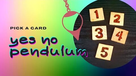 5 Yes or No Answers Pendulum Cards vs Charms Pick a Card