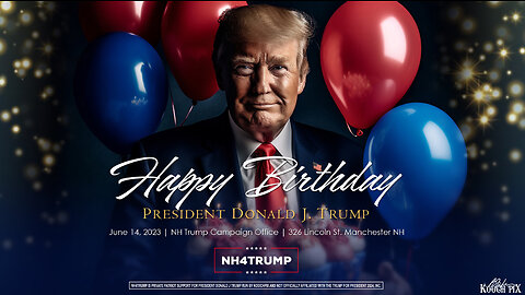 NH TRUMP BDAY CELEBRATION | JUNE 14, 2023 | MANCHESTER, NH