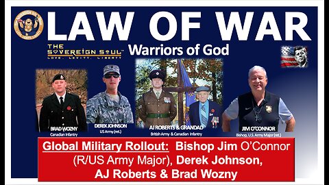 🛑LIVE🛑MILITARY⚔️MOVES, Tribunals, LAW of WAR w/Jim O'Connor, Derek Johnson, AJ Roberts & Brad Wozny