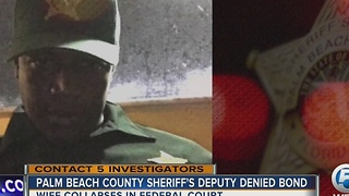 Palm Beach County sheriff's deputy denied bond