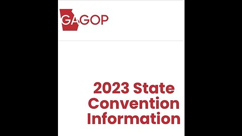 GA GOP State Convention Columbus GA 06-09-2023