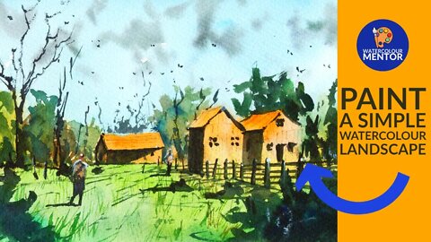 Watercolor Landscape Tutorial for Beginners