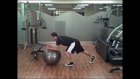 Stability Ball Ab Exercises