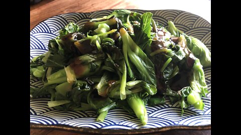 Simple Green Veggie with Oyster Sauce
