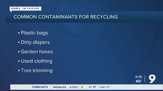 Contaminated recycle bins are costing Tucson taxpayers $30K every month