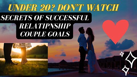 Under 20 ? Don't watch This Video | Couple Goals for Young Adults| Lasting Love for New Generation|