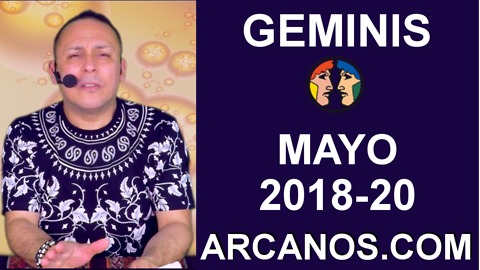 GEMINIS MAYO 2018-20-13 al 19 May 2018-Amor Solteros Parejas Dinero Trabajo-ARCANOS.COM
