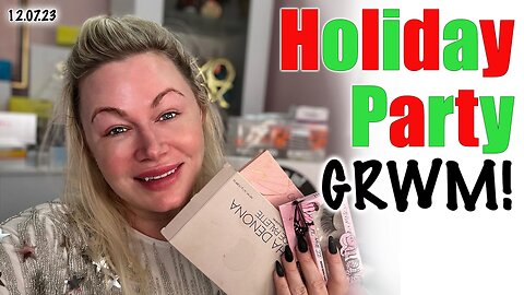 Holiday Party GRWM filmed on 12.07.23