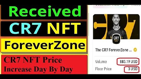 Received Upto 50$ CR7 NFT on Binance || How to Find Your CR7 ForeverZone Box and NFT In Binance
