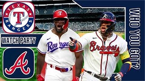 Texas Rangers vs Atlanta Braves | Live Play by Play & Reaction Stream | MLB 2024 Game 19