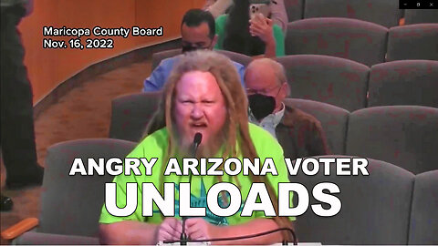 Angry Arizona Voter UNLOADS on Maricopa Board