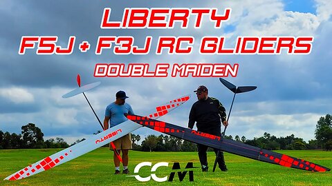 Liberty RC Gliders. Double Maiden Flight.