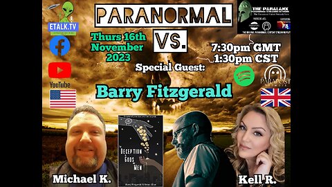 Paranormal Vs.: Episode Twenty-Six with Barry Fitzgerald