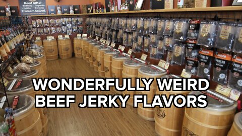 Beef Jerky Outlet in Franklin offers free taste-testing of more than 30 kinds of jerky