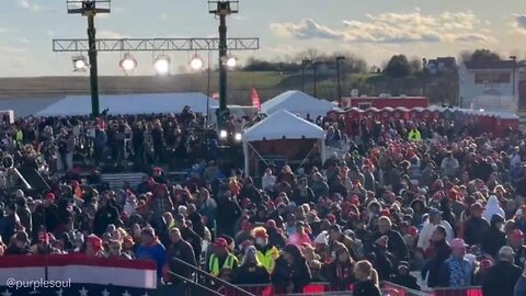 Massive Crowd at Trump Rally !!!