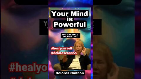 #delorescannon Your Mind is Powerful You Make Yourself Sick You Can Heal Too#shorts#healer