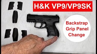 H&K VP9SK Grip Panel & Backstrap Change
