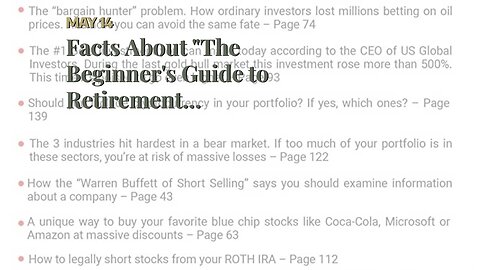 Facts About "The Beginner's Guide to Retirement Investing: What You Need to Know" Uncovered
