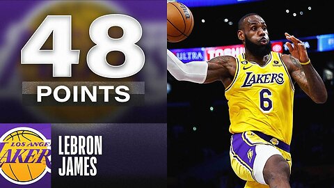 LeBron James Drops NEW SEASON-HIGH 48 PTS in Lakers W | January 16, 2023