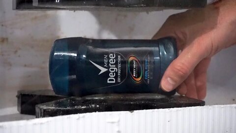 Deodorant Crushed By Hydraulic Press