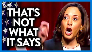 The One Problem with Kamala Harris' Unhinged Rant, It's a Complete Lie | DM CLIPS | Rubin Report