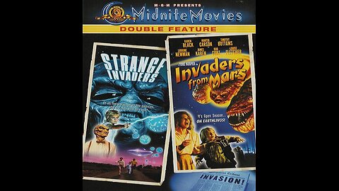 STRANGE INVADERS 1983 & INVADERS FROM MARS 1986 Sci-Fi Invasions DOUBLE FEATURE