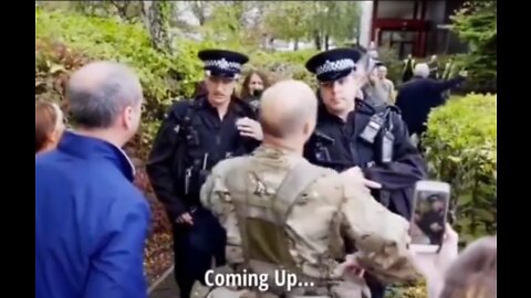 Outraged UK Citizens Citizen ARREST Cops For Failing To Close #CCPVIRUS Jab Center