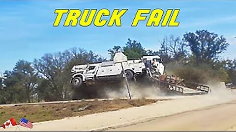 UTILITY TRUCK TAKES TURN A LITTLE TOO FAST
