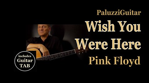 Pink Floyd Wish You Were Guitar Lesson [Rhythm Strum Solo Tab]