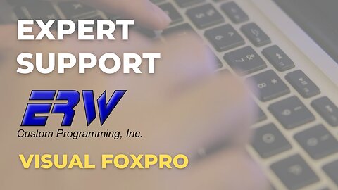 Supporting Visual FoxPro [Backup Your VFP Programmer]